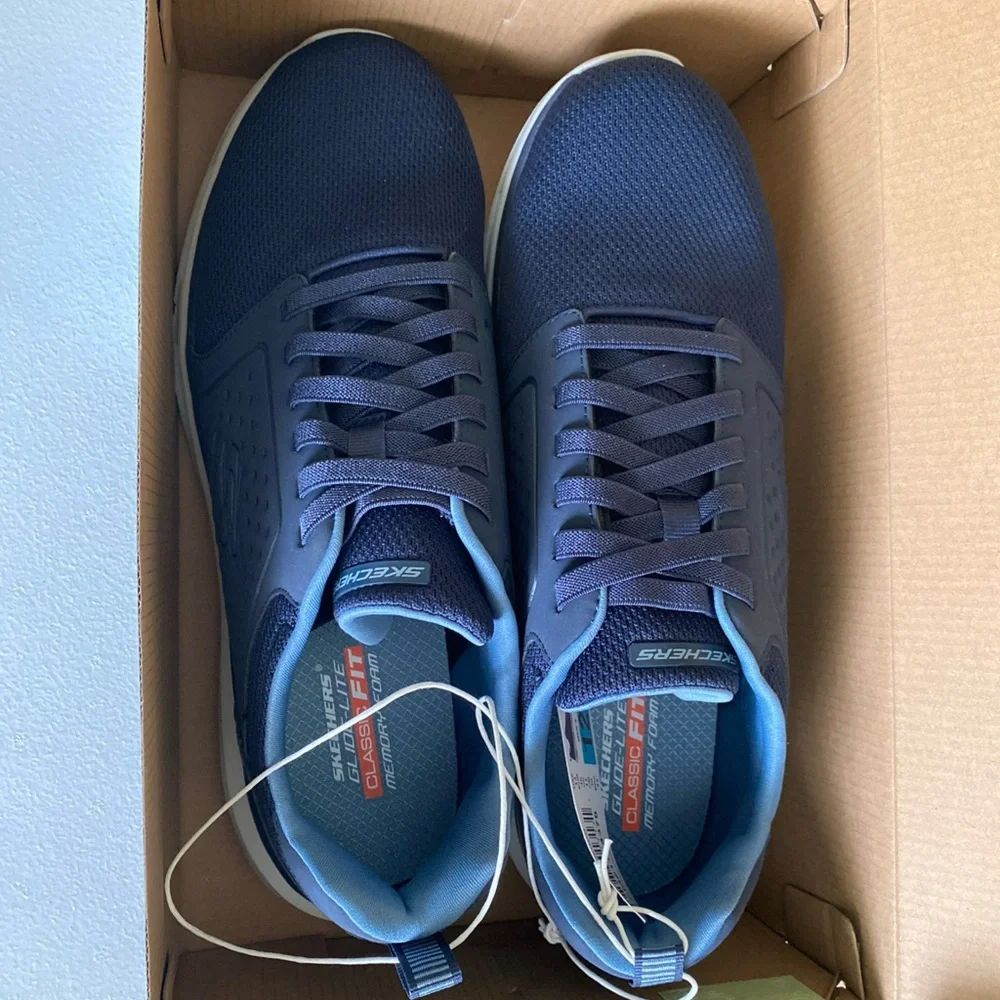 Skechers Navy Blue Glide-Lite - Picture 2 of 6